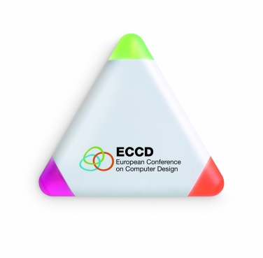 Logo trade business gift photo of: Triangular highlighter