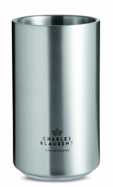 Logo trade advertising product photo of: Stainless steel bottle cooler