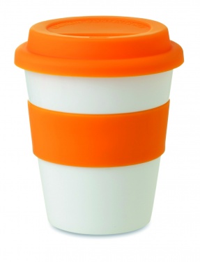 Logo trade promotional items image of: PP tumbler with silicone lid