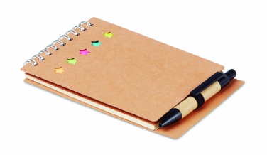 Logotrade promotional items photo of: Notepad with pen and memo pad