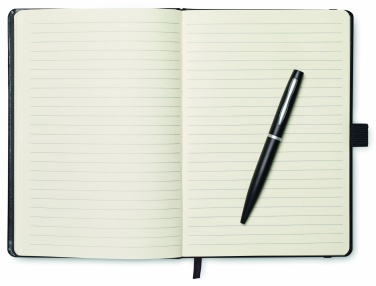 Logotrade promotional products photo of: A5 notebook with pen 72 lined