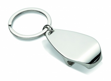 Logo trade advertising products image of: Bottle opener key ring Tornio