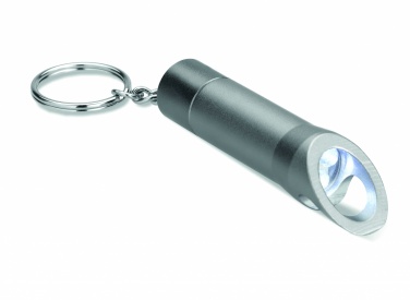 Logotrade promotional product picture of: Metal torch key ring Ylivieska