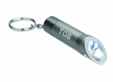 Logotrade corporate gift image of: Metal torch key ring