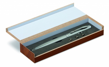 Logo trade promotional merchandise picture of: Laser pointer in wooden box