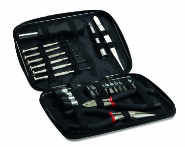 Logo trade business gift photo of: 26 pcs tool in aluminium case