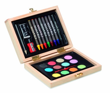 Logotrade corporate gifts photo of: Painting set in wooden box