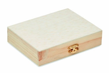 Logo trade promotional items image of: Painting set in wooden box