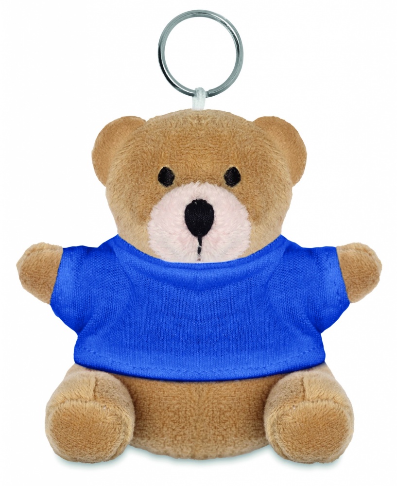 Logo trade promotional items image of: Teddy bear key ring FINLAND