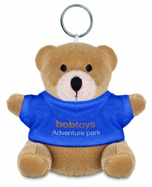 Logo trade advertising products picture of: Teddy bear key ring FINLAND