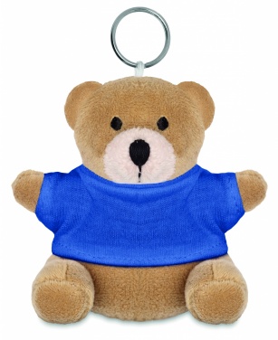 Logotrade advertising product picture of: Teddy bear key ring FINLAND