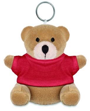 Logotrade advertising product image of: Teddy bear key ring FINLAND