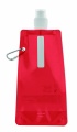 Foldable water bottle, Transparent Red