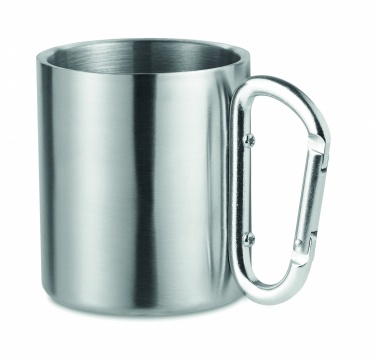 Logo trade promotional product photo of: Metal mug & carabiner handle