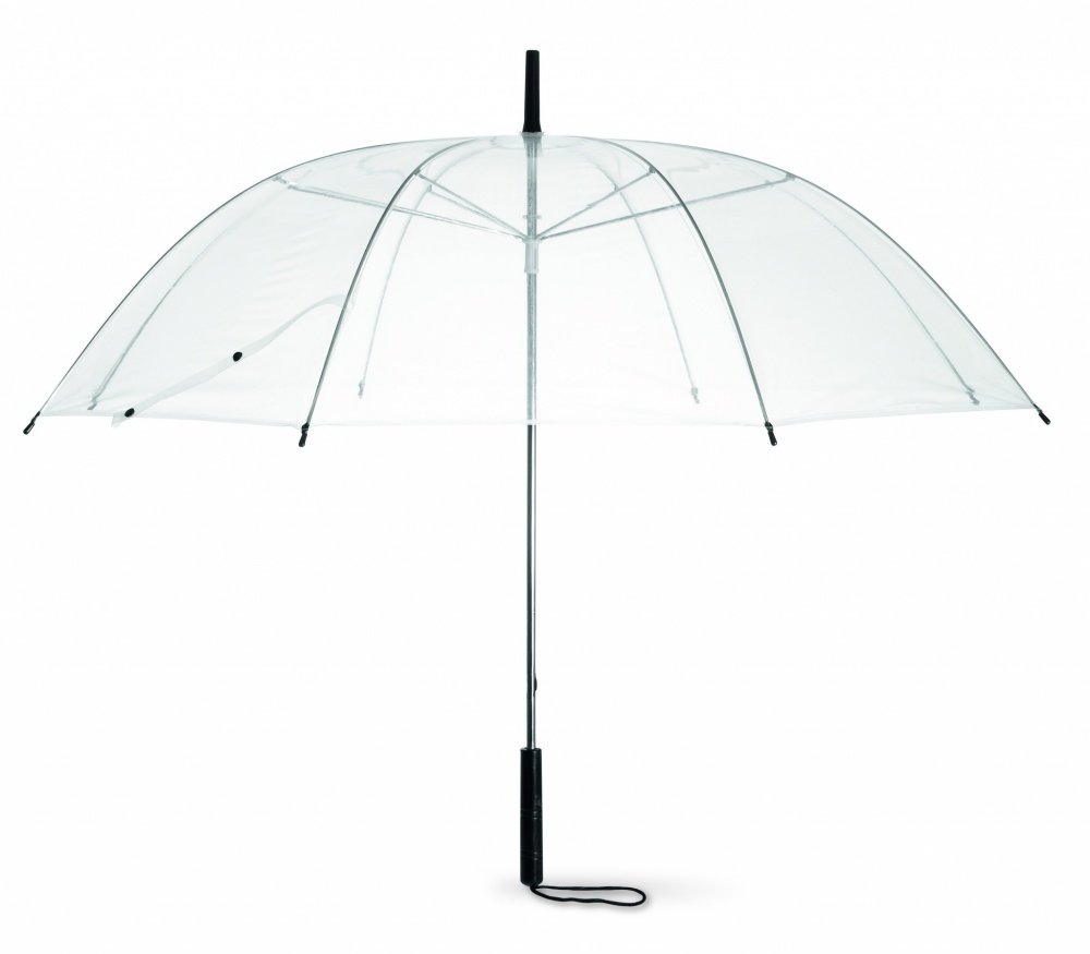 Logo trade promotional merchandise image of: 23 transparent umbrella