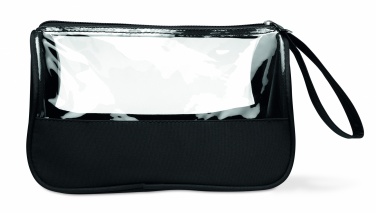 Logo trade promotional giveaway photo of: Toiletry bag microfiber w PVC