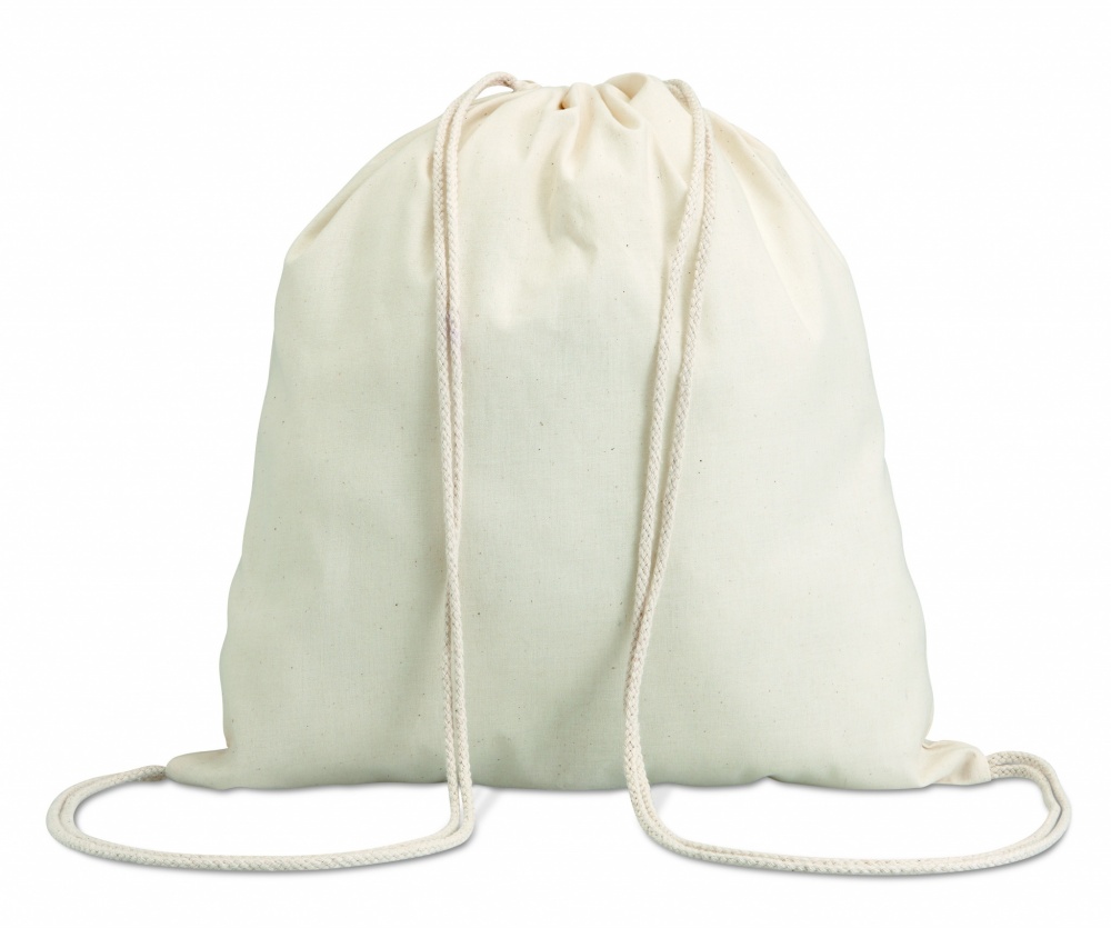 Logo trade promotional merchandise photo of: 100gr/m² cotton drawstring bag