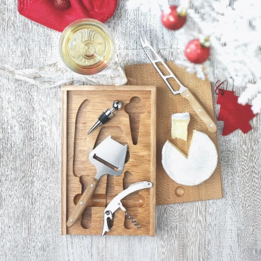 Logo trade promotional items image of: Cheese and wine set