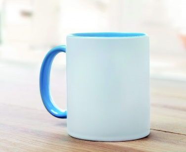 Logo trade promotional giveaway photo of: Coloured sublimation mug