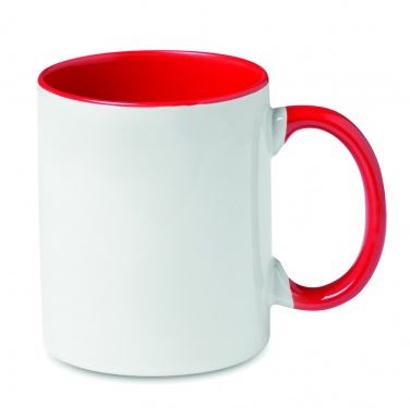 Logo trade promotional items image of: Coloured sublimation mug