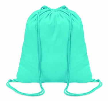 Logo trade promotional products image of: 100gr/m² cotton drawstring bag