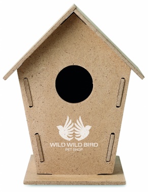 Logo trade advertising product photo of: Wooden bird house