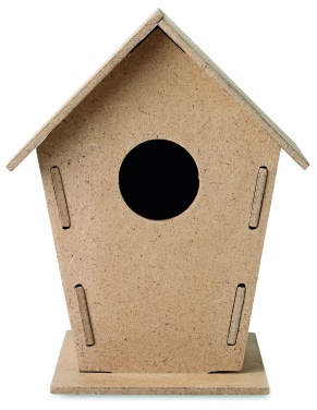 Logo trade business gift photo of: Wooden bird house