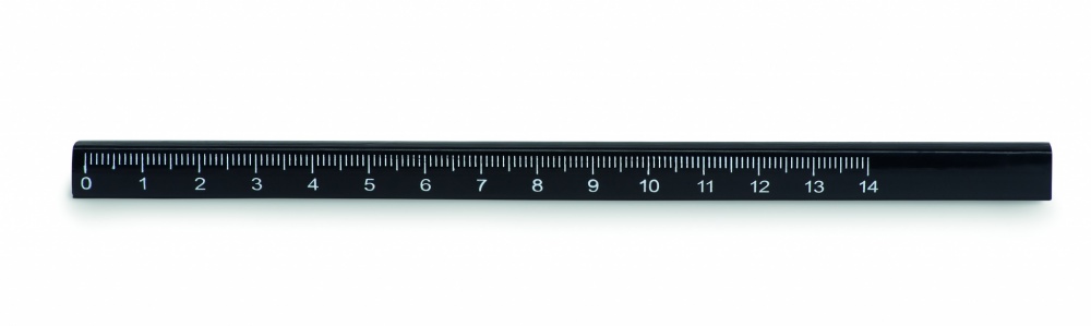 Logo trade promotional gifts image of: Carpenters pencil with ruler