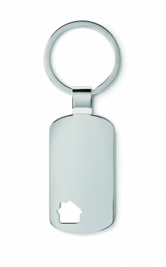 Logotrade promotional merchandise image of: Key ring with house detail Jelgava