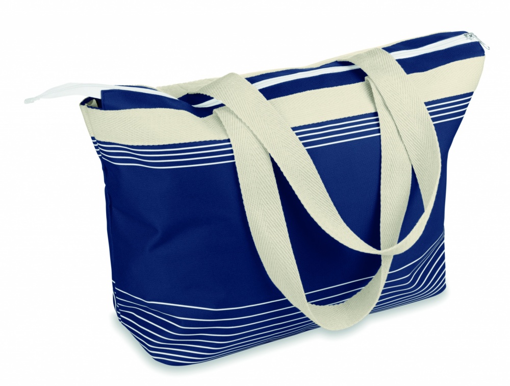 Logo trade business gifts image of: Beach bag combi 600D/canvas