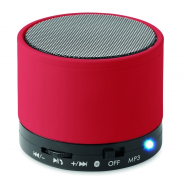 Logotrade business gift image of: Round wireless speaker