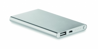 Logo trade promotional item photo of: Flat power bank 4000 mAh