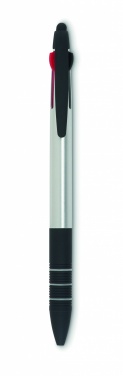 Logo trade promotional merchandise photo of: 3 colour ink pen with stylus