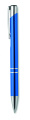 Push button aluminium pen, Royal Blue