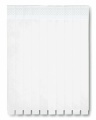 One sheet of 10 wristbands, White