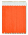 One sheet of 10 wristbands, Orange