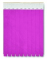 One sheet of 10 wristbands, Fuchsia