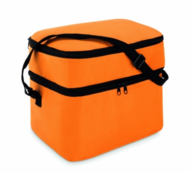 Logo trade promotional giveaways image of: Cooler bag with 2 compartments