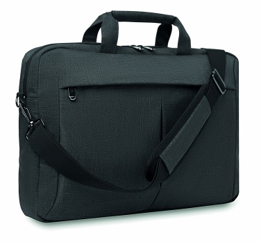 Logo trade corporate gifts image of: Laptopbag in 360D polyester