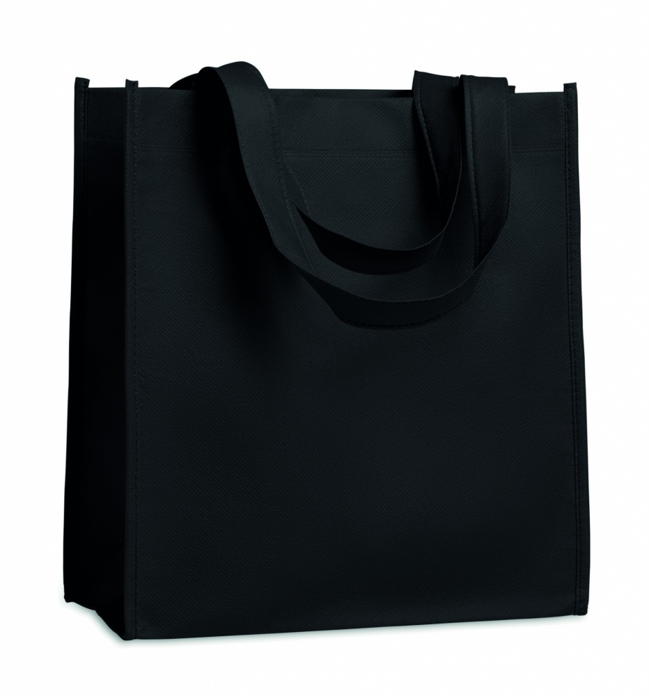 Logo trade promotional giveaways image of: 80gr/m² nonwoven shopping bag