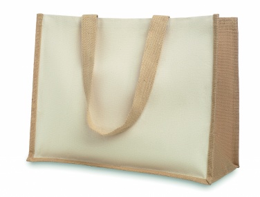 Logotrade corporate gift image of: Jute and canvas shopping bag