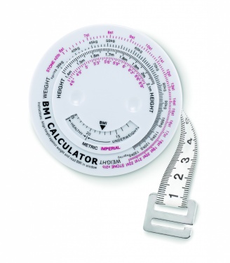 Logo trade promotional gifts image of: BMI measuring tape