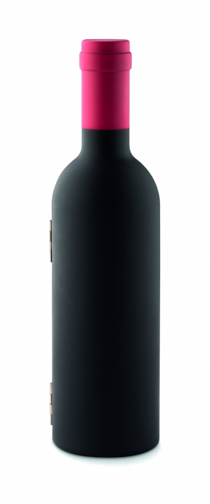 Logo trade advertising products image of: Bottle shape wine set