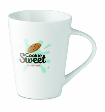 Logo trade business gift photo of: Porcelain conic mug 250 ml