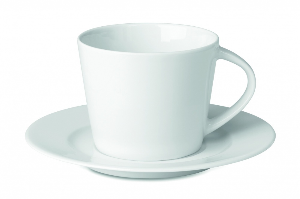 Logo trade promotional products picture of: Cappuccino cup and saucer