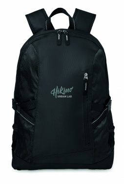 Logo trade promotional merchandise photo of: Polyester laptop backpack