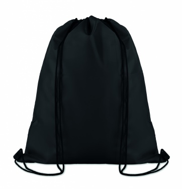 Logo trade promotional giveaway photo of: 210D Polyester drawstring bag