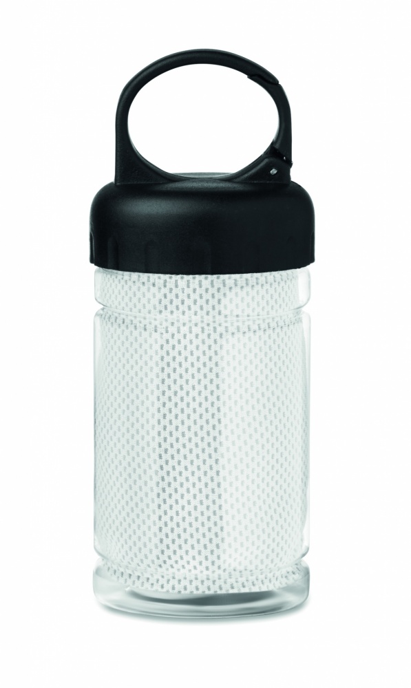 Logo trade promotional product photo of: Cooling towel in PET bottle