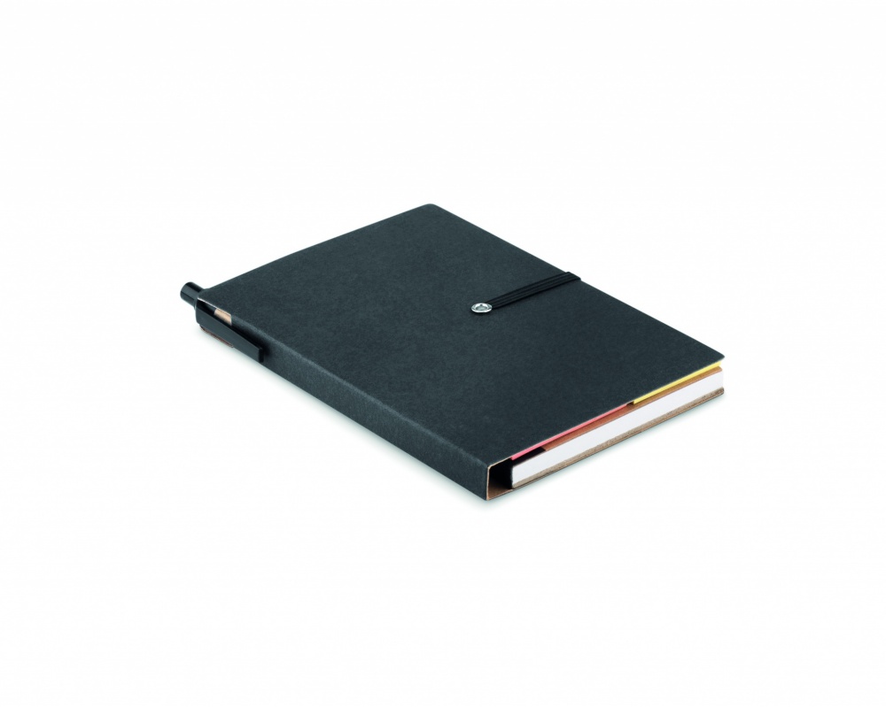 Logotrade promotional product picture of: Notebook w/pen & memo pad