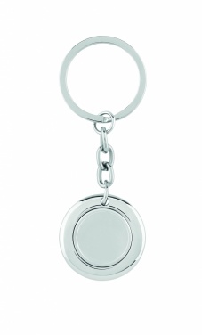 Logotrade promotional giveaway image of: Key ring with token Cēsis